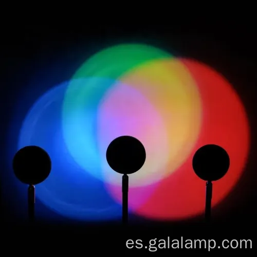 Lámpara del atardecer de la sala de estar con conectividad de la aplicación Tuya